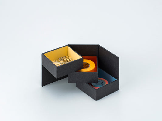 紙箱収納ミニマムスペース（BOX-2 ３段ボックスタイプ）